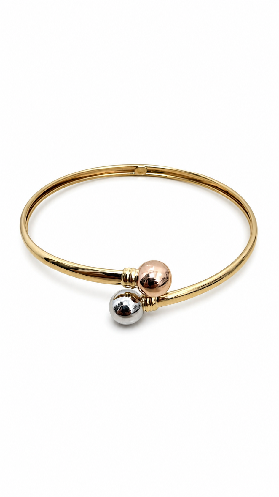 18K Three-Tone Gold Set