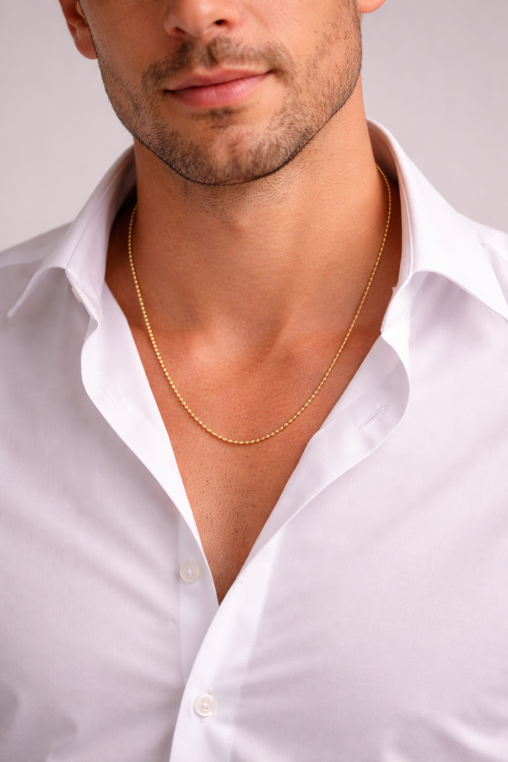 Beads Chain in 18k Gold – 2 mm