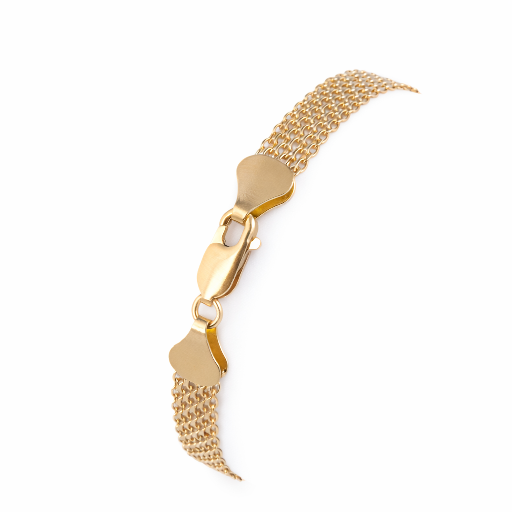 Pulsera Bismarck 6mm – 20.5” Oro Italiano 18K