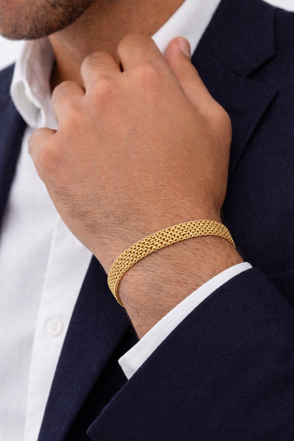 Pulsera Bismarck 6mm – 20.5” Oro Italiano 18K